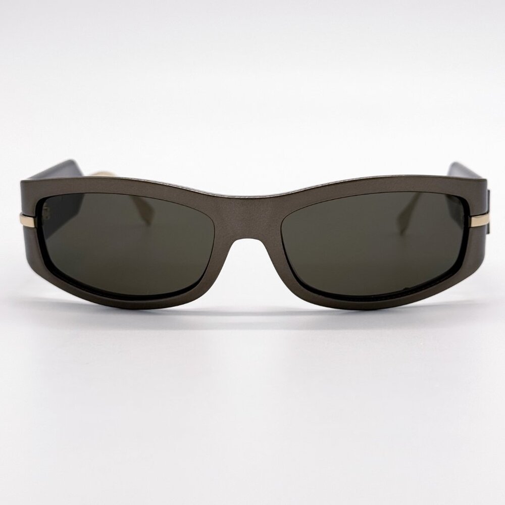 NEW FENDI FE40120I 45E SHINY BROWN WOMEN SUNGLASSES FENDI - Picture 5 of 12
